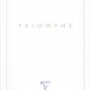 Clairefontaine 36120C Collection Triomphe GOLD A White Sewn Notebook - A5 14,8x21 cm - 96 Plain White Pages - Paper 90 g - Card Cover with Gold Marking
