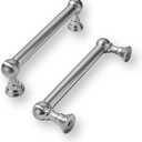 khtumeware 10 Pack 3 Inch Hole Center Brushed Satin Nickel Cabinet Pulls Heavy Duty Solid Cabinet Handles cabinets Dressers Kitchens Handles Bathroom cabinets