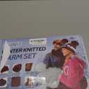 URATOT Women Winter Beanie Hat Scarf Gloves 3 in 1 Set for Women Fleece Lined Beanie Pompom Hat Touchscreen Gloves Long Scarf (Yellow)