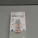 GROSMIMI Flip Top Spill Proof Sippy Cup, PPSU, BPA Free, 10 oz, Stage 2 Straw for Toddlers (Dinosaur)