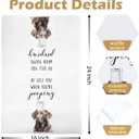 Black Labrador Hand Towels, Funny Black Lab Gifts, Gift for Labrador Dog Lovers Waffle Weave Decorative Hand Towels for Bathroom Washroom, Pet Lover Gift, 16x24 Inch