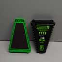 2-Piece Magnetic Wrench Organizer, Metric & SAE Portable Plastic Wrench Holder, 24-Slot Total, Foldable Carrying Handle for Wall-Mounted, Easy-Open Lock Cover, Wrenches Storage Rack Tool for Tool Box