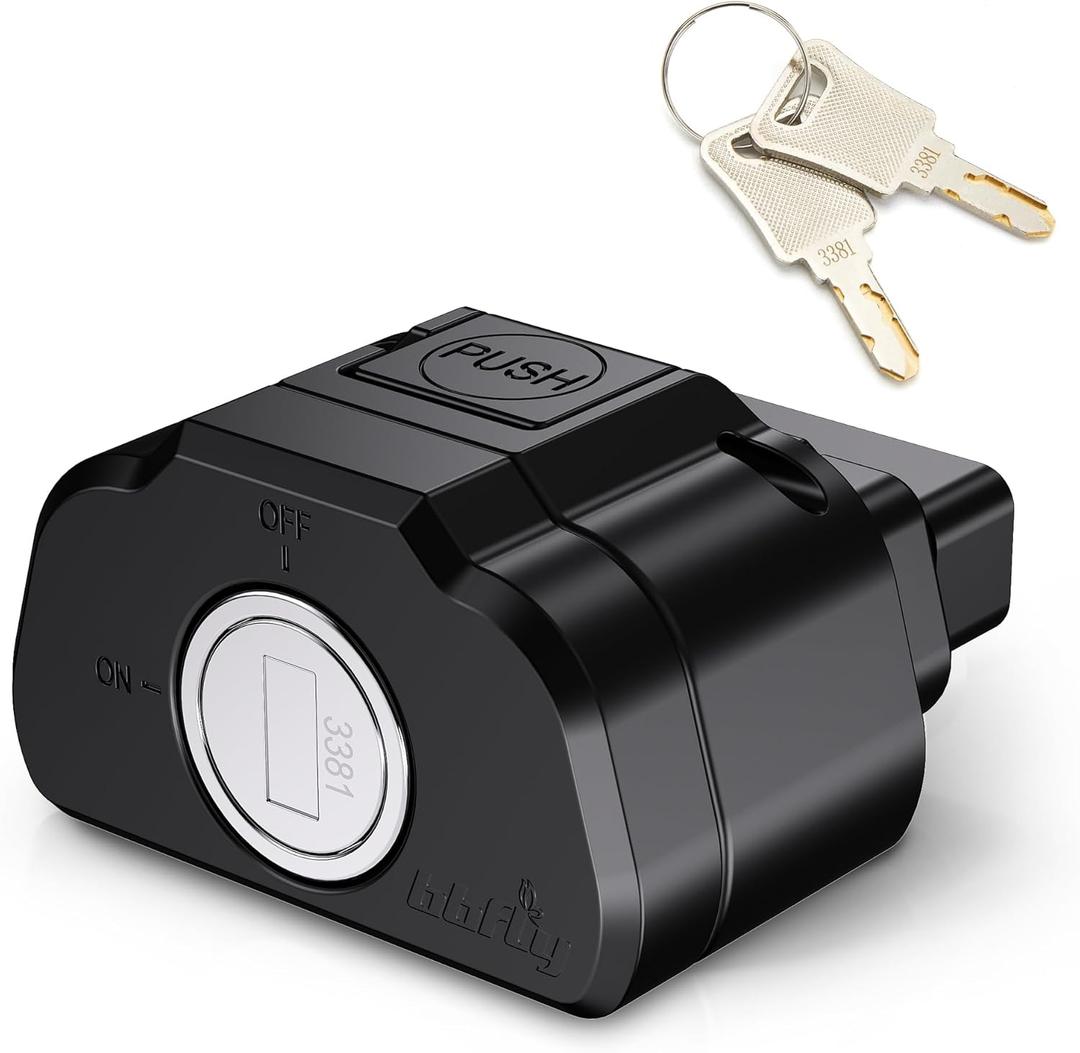 OBD Lock, bbflyK02 ODB Port Locking Tool, Car OBD2 Protector Device (K02)