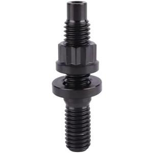UHDFBDHF Titanium Bolt M8 M10x45mm Pitch 1.25 Automotive Exhaust Manifold Stud Kit Screws Nuts Washers (Black, M8x45mm Pitch 1.25)