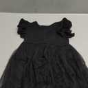 Baby Girl Butterfly Dress Tutu Ruffle Sleeveless Dresses Photograph Party Outfits Birthday Gift (12-18 Months, Black-1)