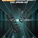 AUTOMUTO 2PCS Rear Suspension Coil Spring Set Compatible with 1996-2002 for Toyota 4Runner - Replace 81043 Coil Springs