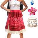 ODESABO Princess Costume with Accesories for Women,Ocean Princess Dress for Adults,Halloween Costume Party Dress Up