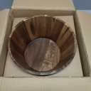 Amazon Basics Wooden Salad Bowl, Acacia Wood, 10 in., Family Size Serving Bowl