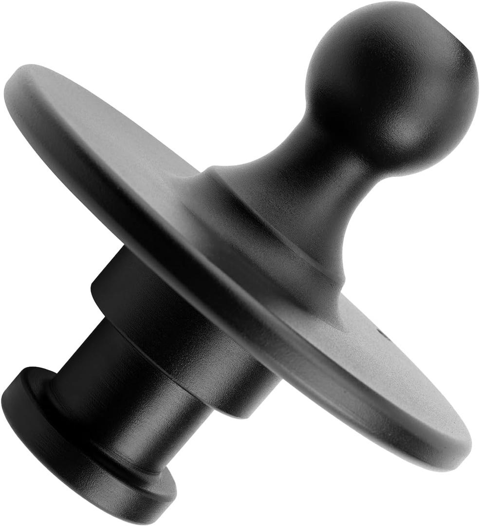 Fifth Wheel to Gooseneck Adapter 2085295 - Kingpin to 2-5/16 Inch Ball With 30,000lbs Max Load Capacity - For Tractor and Trailer - Black