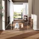 Clear Acrylic Dog Gate, Freestanding Pet Gate for Doorways Indoor, Foldable Acrylic Dog Playpen No Drilling (Clear, 4-Panel)