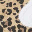 Hurley Women's Kayo Canvas Sneakers (9.5, Leopard/White)