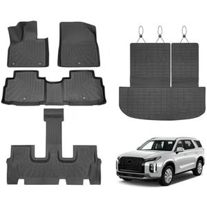 2024 Palisade 7 & 8 Seat Accessories (Sub Truck Mat+Trunk Mat with Backrest Mat+Floor Mats)