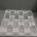 UMEIED 12 Pack 7.2oz Glasses, Small Stemware for Red , Port, Sherry, Dessert , Crystal Clear Classic Glass Goblets Elegant Glassware for Restaurants, Bars, Home Use