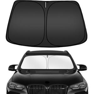 ARISMOTOR Windshield Sun Shade for BMW X3 2018-2025, Custom Fit Foldable Front Window Sunshade Sun Visor Protector, Block UV Rays Keep Your Car Cooler