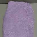 TINWIN Purple Lace Tablecloth 60x120 Inch Rectangle Vintage Runner Eyelash Fabric for Kitchen Dining Picnic Table Wedding Decor for Home Decoration Tea Party