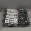 Dish Drying Rack, 2 Tier Dish Racks for Kitchen Counter, Compact Drying Rack Kitchen, Rust-Resistant Dish Drainer, Detachable Space-Saving Dish Rack with Drainboard, Utensil Holder, Black