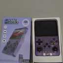R40S PRO 30000 in 1 Handheld Game Console 3.5 inch IPS Screen Mini Retro Console 3800mAh Portable Pocket Arcade 45 simulators 256G TF Card (Purple)