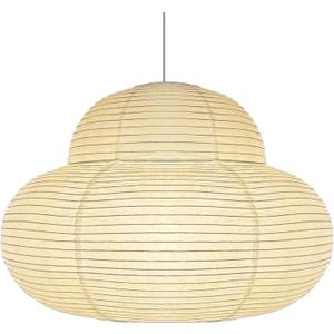 21.65inch White Cloud Lampshade,Big Size Foldable Chinese Paper Lantern, Handicrafts Ceiling Ampshade Indoor Decorative Chandelier, 21.65*14.17 inches