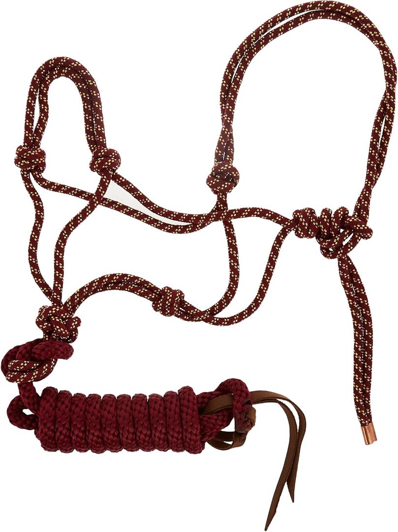 Weaver Leather Diamond Braid Rope Halter and Lead