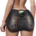 Powered Muscle Stimulator, Glute Toning Device, ABS Stimulator Smart Wearable Butt Lift Machine, HIPS Trainer, EMS Muscle Stimulator with 12 EMS Modes & 19 Adjustable Intensity Levels, Massager