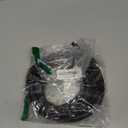 Black Rubber Weather Stripping Door Seal Strip, D Shape Door Weather Seal Strip, Self-Adhesive Soundproofing Frame Insulation Tape for Doors Frame/Window Seal, Blocks Cold Drafts Noise (23 feet)