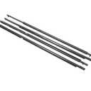 labwork Chrome 3PCS Window Moulding Door Outside Trim Seal Belt Weatherstrip Replacement for Toyota Camry 2007-2011 75710-06080 75720-06080 75730-06060 75740-06060
