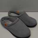 VeraCosy Men's Moccasin Slippers Comfy Soft Durable Slip-on Indoor Memory Foam House Shoes 13-14, Cool Gray