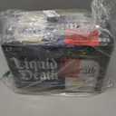 Liquid Death Still Mountain Water, Real Mountain Source, Ice-Cold Cans, Infinitely Recyclable, 12 Fl Oz (Pack of 12), BBD 11/05/28