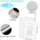 300pcs Clear Self-Sealing Bubble Wrap Pouches,3.15x4 Inches Double Layer Plastic Bubble Bags,Small Shockproof Protective Packing for Business Moving Shipping Packaging Storage