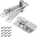 330 LBS Pivot Hinge for Large & Heavy Wood Doors HBL Invisible Pivot Door Hardware for Bookshelves, Built-in Ball Bearings for Smooth & Quiet Operation