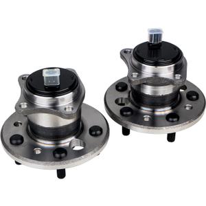 KUSATEC 512206 512207 Rear Wheel Bearing and Hub Assembly Compatible with Lexus ES300 2002-2012, Toyota Avalon 2005-2012, Camry 2002-2011, Highlander 2001-2003, Solara 2004-2008, 5 Lug Bolts w/ABS