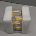 Dimmable Tubular led Bulb T45/T14, Warm White 2700k,60W Equivalent,Vintage Edison Style LED Filament Light Bulbs, E26 Medium Base 600LM, Pack of 6