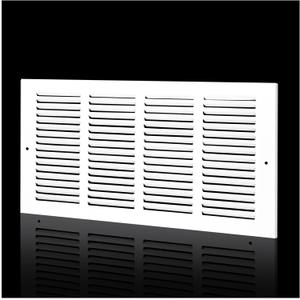 16x8 Return Air Grille for 16"W x 8"H Duct Opening,Return Air Vent Cover | Steel Wall AC HVAC Air Vent Cover Grill HVAC Cold Air Intake Grille Without Filter House,Outer Dim:17.75"W X 9.75"H