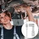 90 Degree Grease Coupler Adapter and Grease Injector Needle Gun Tip, Needle Grease Gun Fitting Set Grease Needle Nozzle Dispenser for Grease Fitting Tool