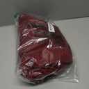 Sattiyrch Christmas Tree Skirt, 48 inches Luxury Cable Knit Knitted Thick Rustic Xmas Holiday Decoration, Burgundy