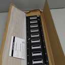 E Track Tie Down Rail Kit 2'(4 Pack) - Trailer E Tracks with 6,000lbs Break Strength - Power Coated Etrack - Heavy Duty E Track Rail for Securing Cargos, Motorcycles, Bikes, Trailers