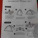 Starry Kids Play Tent with Lights & Portable Bag for Indoor Outdoor, Inside Children Tents for Ages 3-12 Boys & Girls, 51" x 51" x 43" Blue