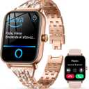 Gydom Smart Watch for Women with Diamond Jewelry Watchband, Alexa Built-in, IP68 Waterproof Fitness Tracker with Bluetooth Call, 1.8" Smartwatch with Heart Rate/SpO2/Sleep Monitor, 110+ Sports Mode