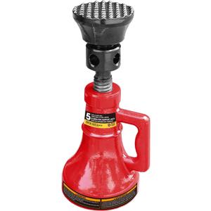 5 Ton (10,000 LBs) Professional Car Support Screw Jack for House Construction Bridge Stabilization, Red
