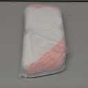 Seematn 10 Pcs Baby Muslin Bibs for Unisex Girls & Boys Drool Bibs Bandana Ruffle Soft Cotton for Newborn Infants Toddlers(Pink, White)