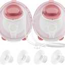 Momcozy Original V1 Pro/V2 Pro Breast Pump Replacement Accessories,Milk Collection Cups Only for Momcozy V1 Pro/V2 Pro, 2 Pack