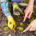 12 Pairs Kids Gardening Gloves Children Yard Work Glove Rubber Coated Garden Gloves for Girls Boys Toddlers Youth Outdoor (Large (Age 9-11))