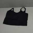 Foucome Womens Nursing Bras for Breastfeeding Maternity Tank Tops Crop Top with Built in Bra Longline Workout Sports Bra (Medium, Black)