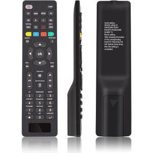 Universal TV Remote Control for Samsung Vizio Insignia Sharp Sanyo TCL Sony Panasonic Toshiba Philips Hisense Westinghouse and More LCD LED 3D HDTV Smart TV Remote Control, Easy Setup with Code Search