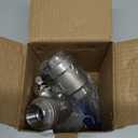 DERNORD Ball Valve Stainless Steel 304 1/2" NPT Heavy Duty for Water, Oil, and Gas with Blue Locking Handles (Pack of 2)
