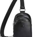 INICAT Anti Theft Crossbody Bags for Women Small Sling Bag Travel Essentials Fanny Packs Cross Body Purses Birthday Gifts (Large)