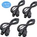 N64 Extension Cables for Nintendo N64 64 Controller (4 Packs)