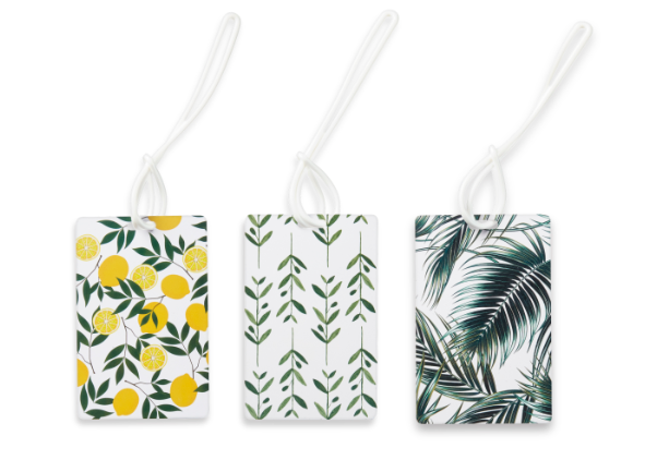 Conair Luggage Tag, Luggage Tags for Suitcases, Bag Tags for Luggage, Perfect for Vacations, Flights, and Cruises, 3 Pack 