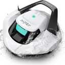 (2026 Upgrade) AIPER Seagull SE Cordless Robotic Pool Cleaner, Above Ground Pool Vacuum with LED Indicator, Lasts 100 Mins, Self-Parking, Ideal for Flat Pools up to 860 sq.ft, Pearl & Cyan