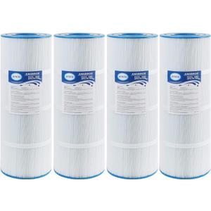 C-7470 Pool Filter Cartridge Replaces Pentair CCP320,Pleatco PCC80-PAK4 PCC80,Clean and Clear Plus 320,Filbur FC-1976,R173573,178580, L:20" xOD:7", 4X80 sq.ft. 4 Pack